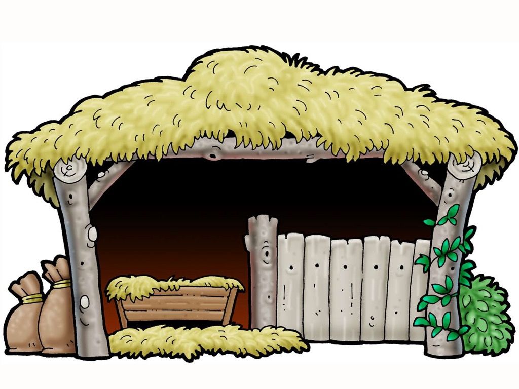 Free Clipart Christmas Stable.