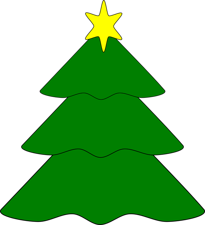 Free vector graphic: Tree, Star, Christmas, Decoration.