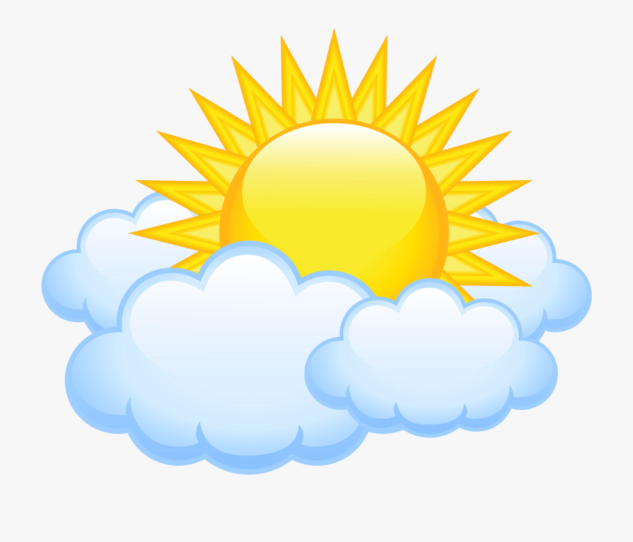 Sun And Clouds Clipart Png.