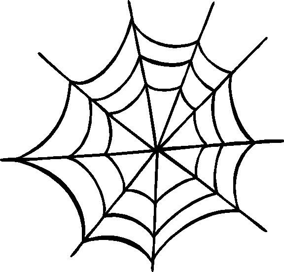 Spider Web Outline.