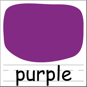 Clip Art: Colors: Purple I abcteach.com.