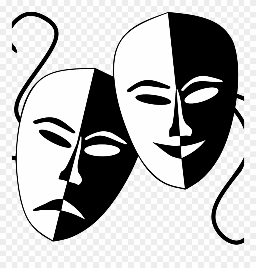 Comedy Tragedy Masks Png.