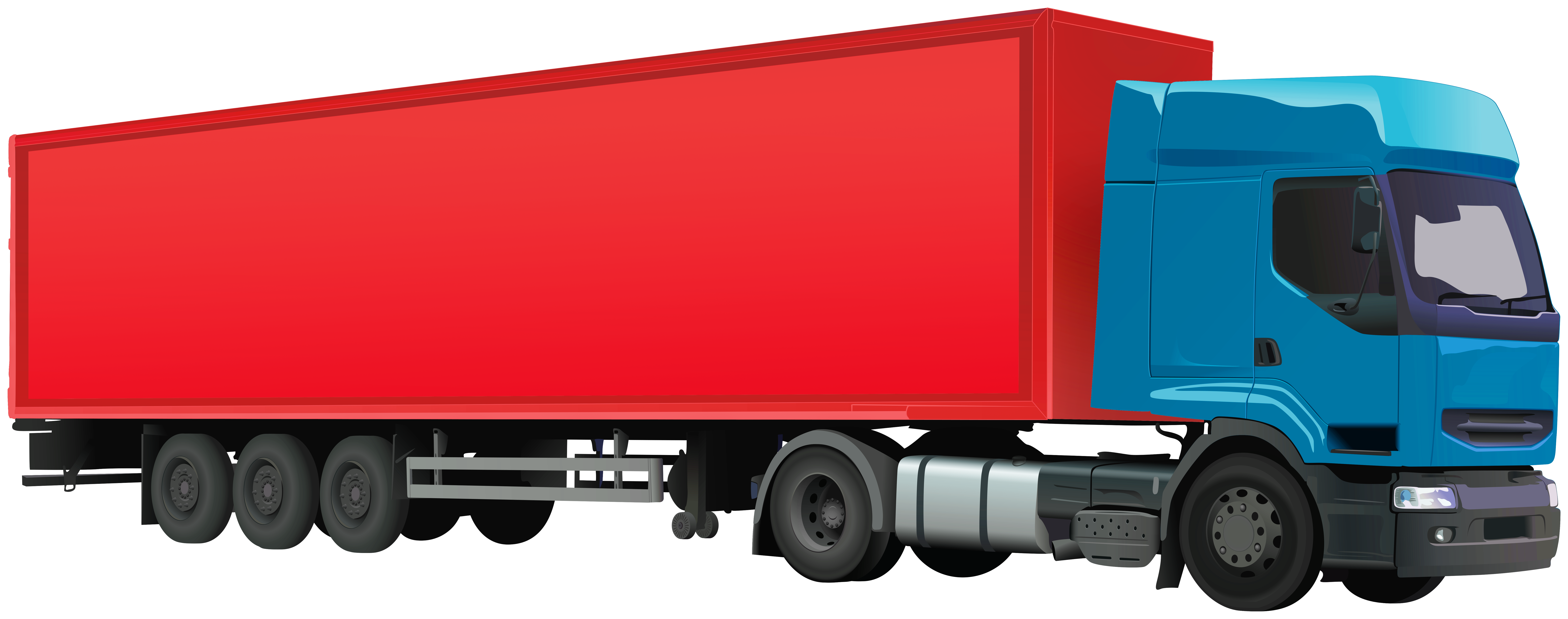Container Truck PNG Clip Art.