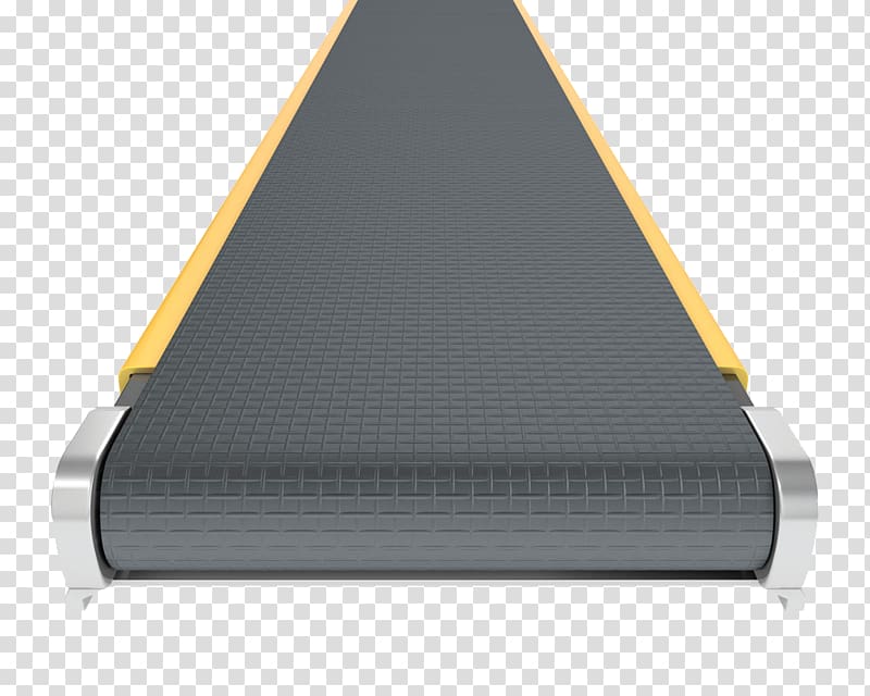 Yellow and gray metal frame , Conveyor belt Conveyor system.