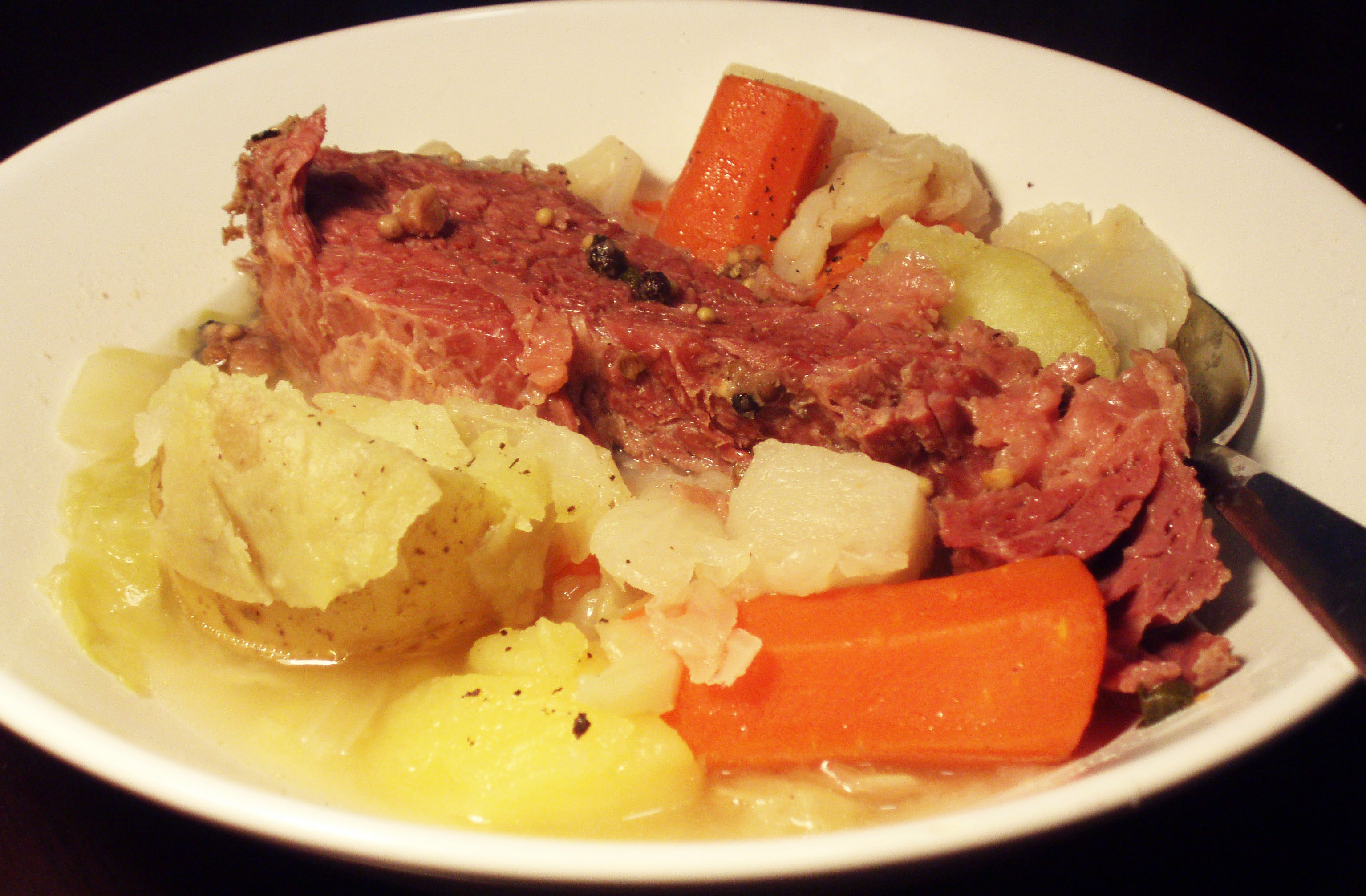 Corned Beef and Cabbage.