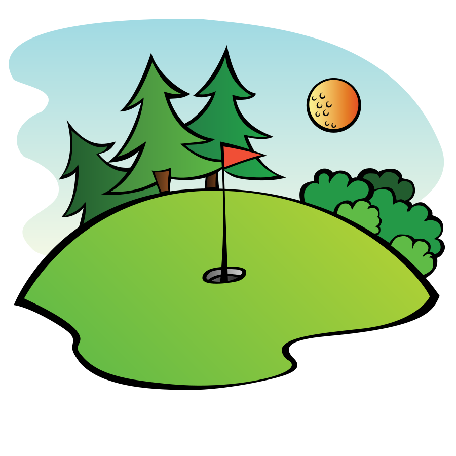 Golf Course Clipart.