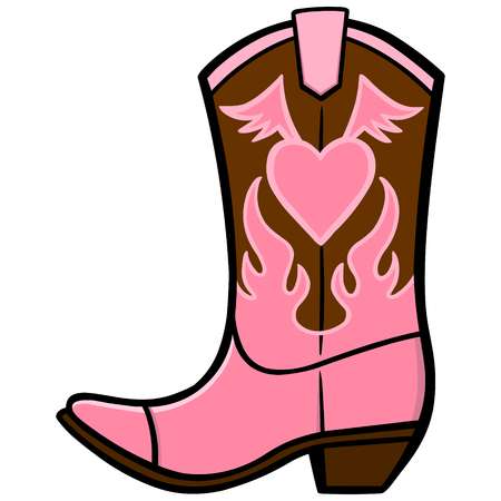 Cartoon Cowboy Boots Clipartsco
