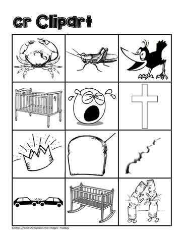 Clipart for cr Worksheets.