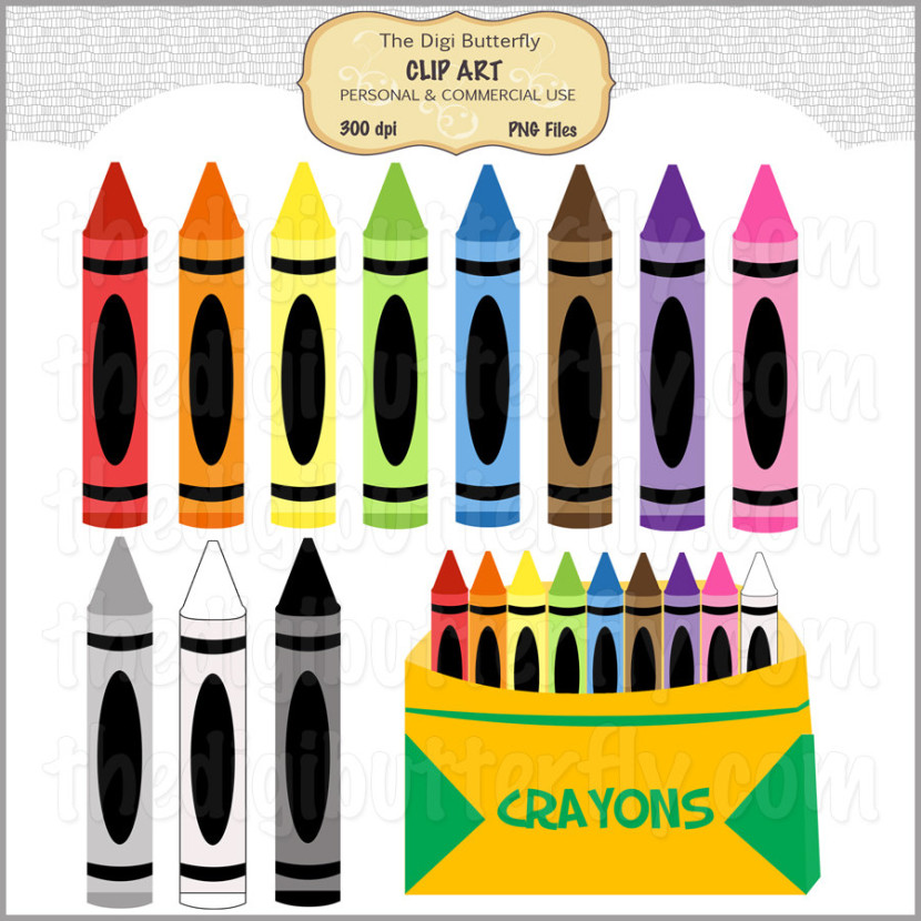 Best Crayon Box Clip Art #21434.
