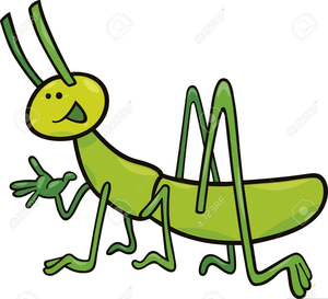 Free Clipart Cricket Insect.