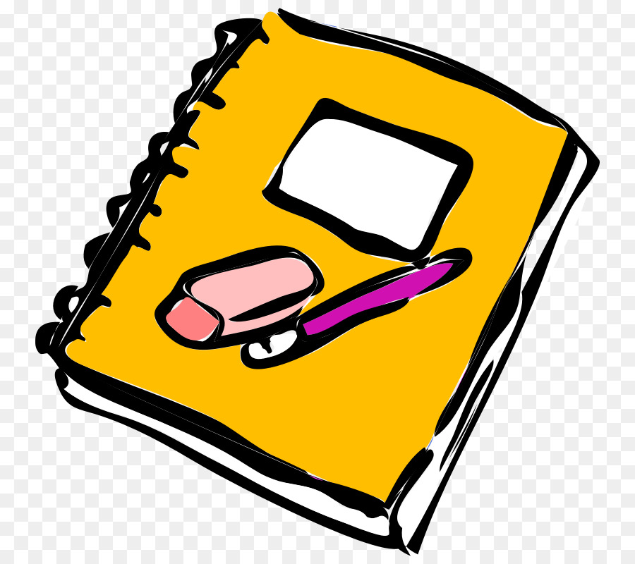 Pen And Notebook Clipart png download.