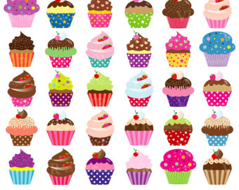 52+ Clipart Cupcakes.