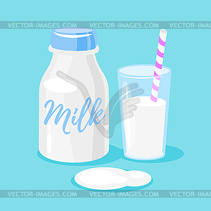 Dairy products: milk packing.