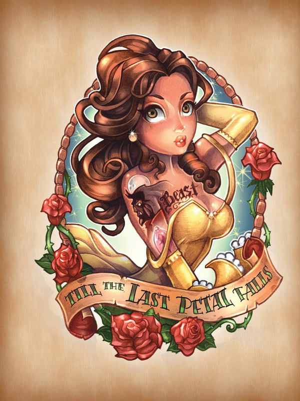 Tatuagem das Princesas Disney e Princesas Disney Tatuadas.