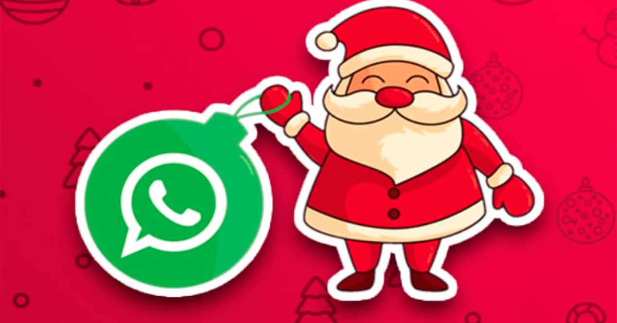 Descarga stickers de Navidad para WhatsApp en tu móvil Android.