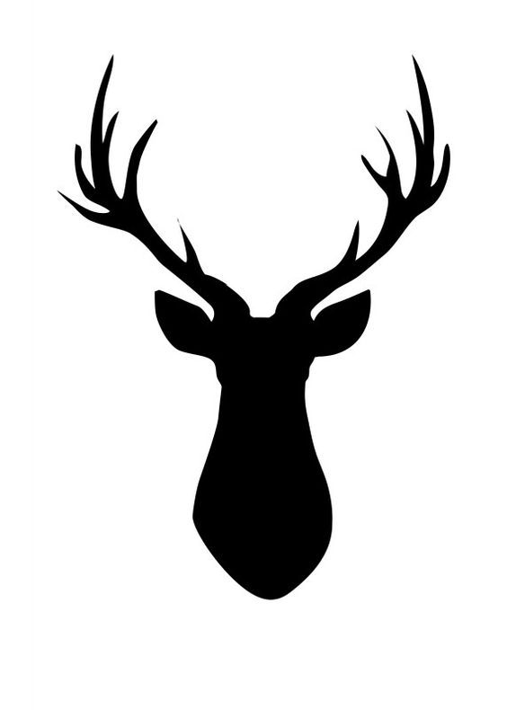 25+ best ideas about Deer Head Stencil on Pinterest.