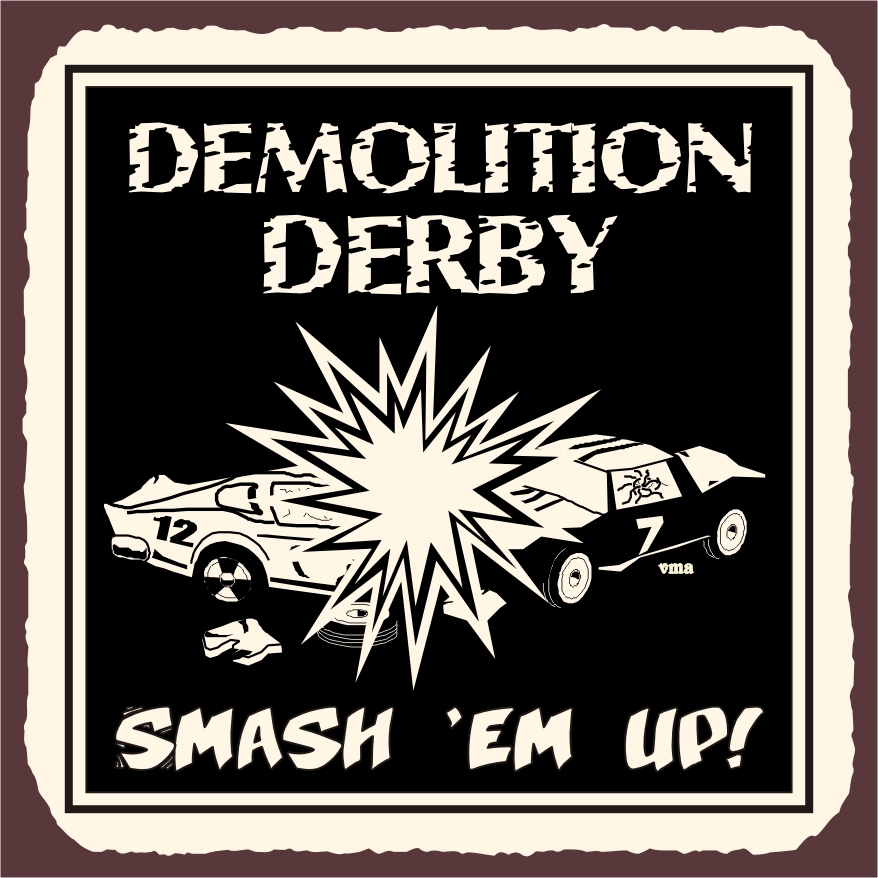 Demolition Derby Car Clipart.