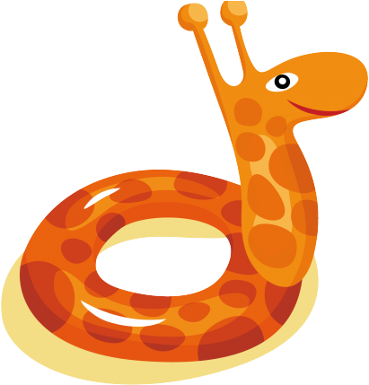 Long Clipart Orange Snake.