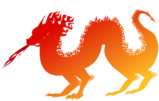 Fire Breathing Dragon 2 Clip Art Download.