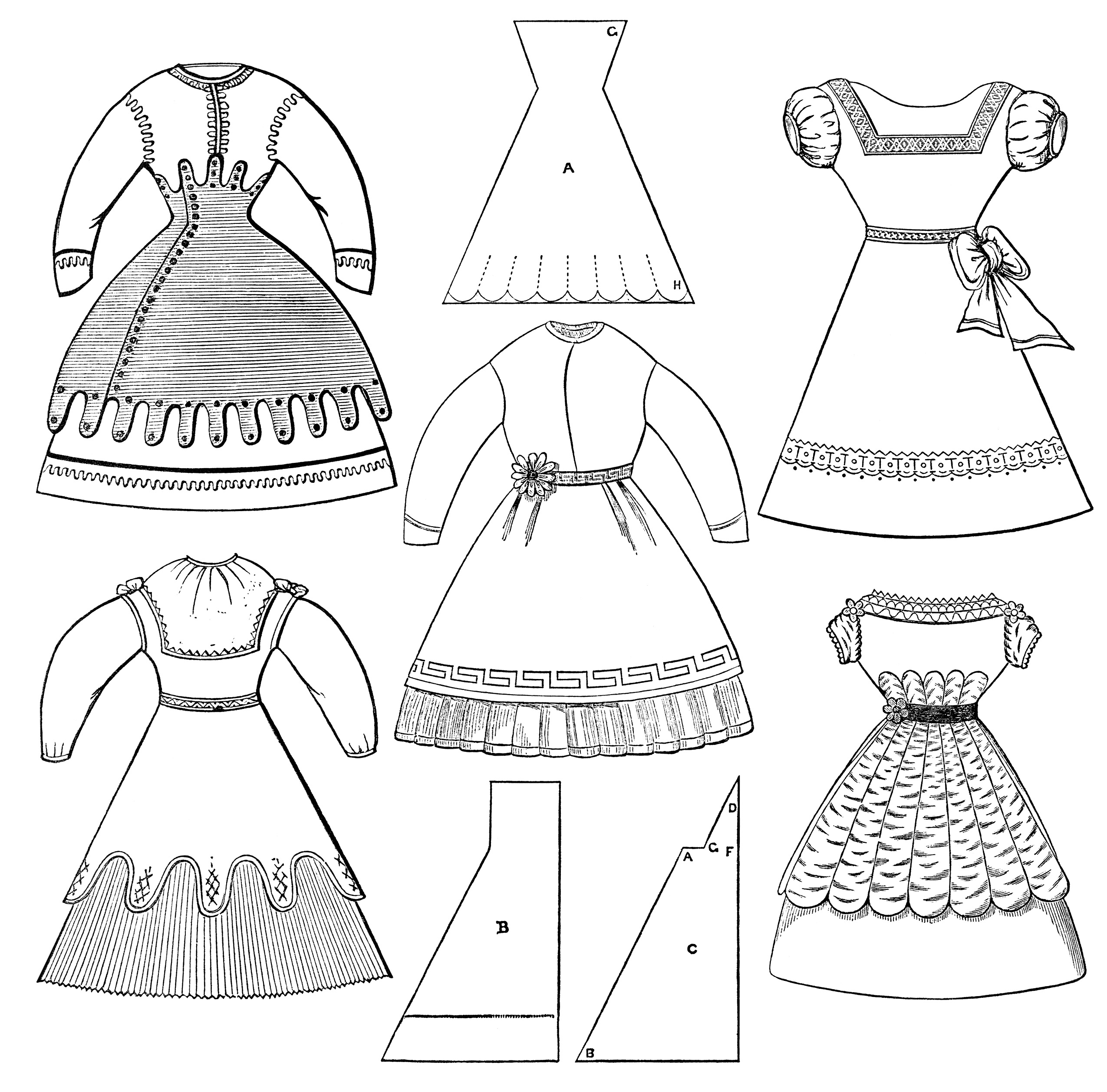 clipart dress black and white 20 free Cliparts | Download images on