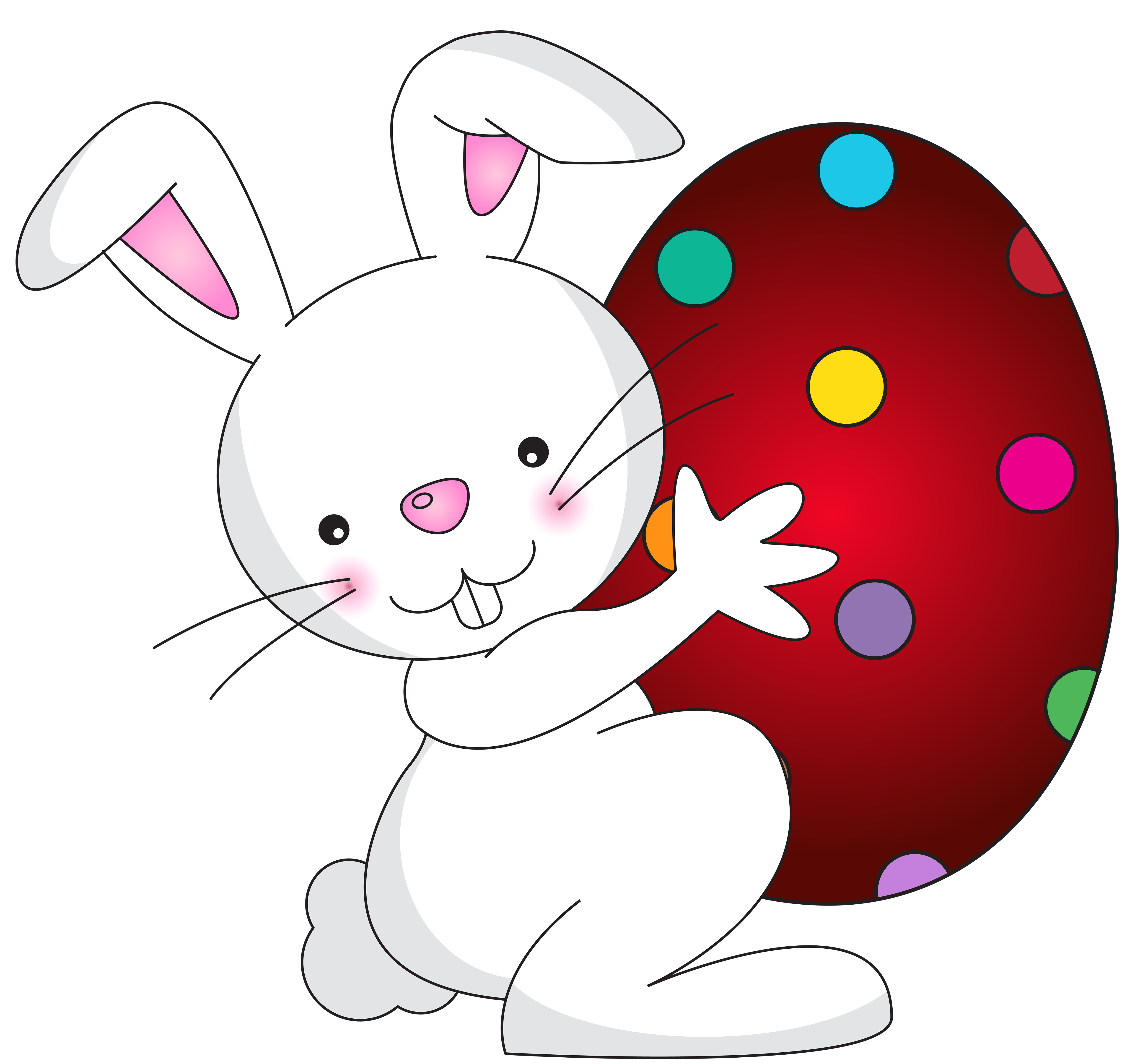 easter bunnies clipart.