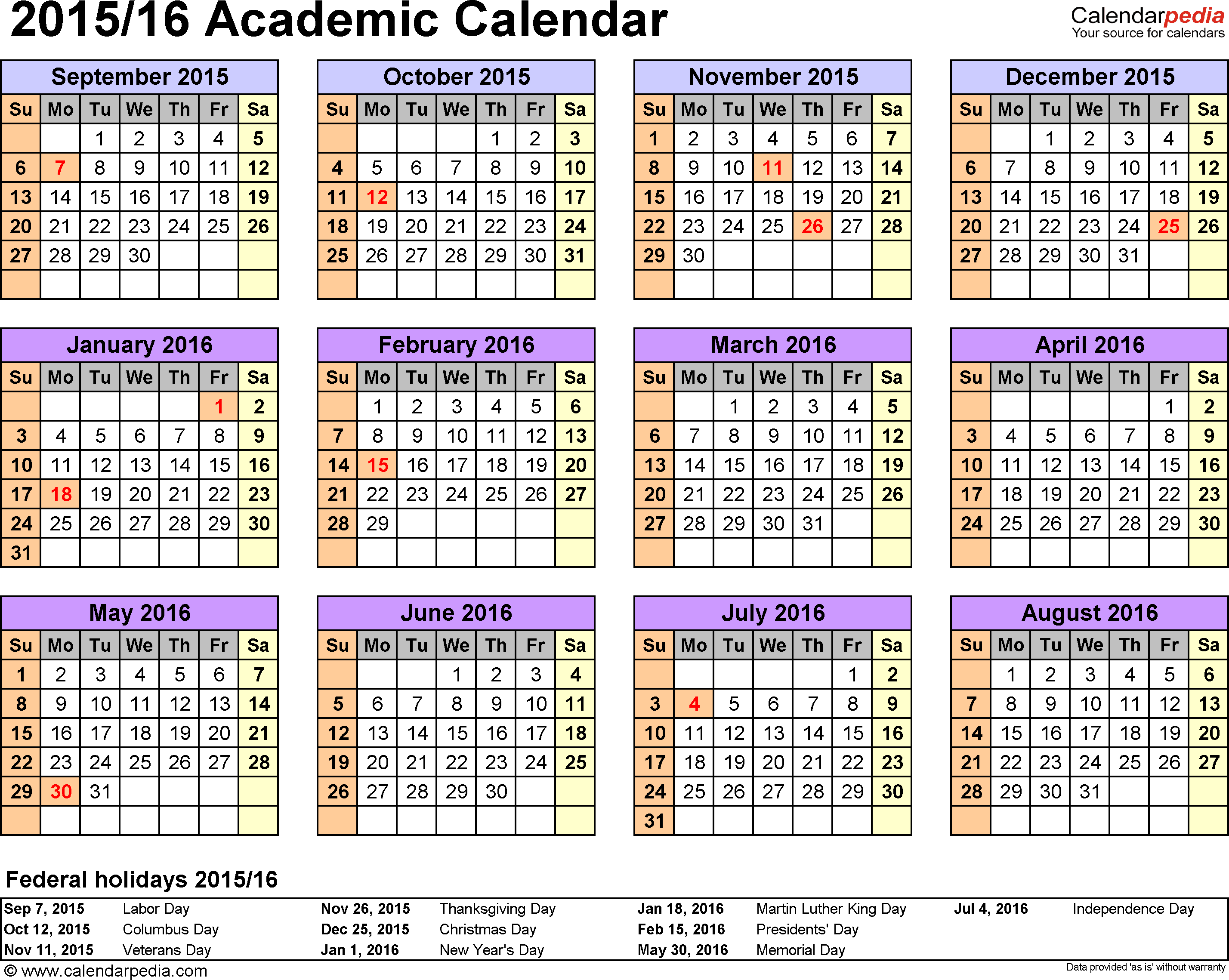 school calendar template 2015 2020.