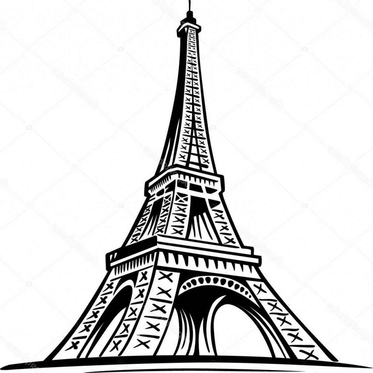 clipart eiffel tower black white 20 free Cliparts | Download images on
