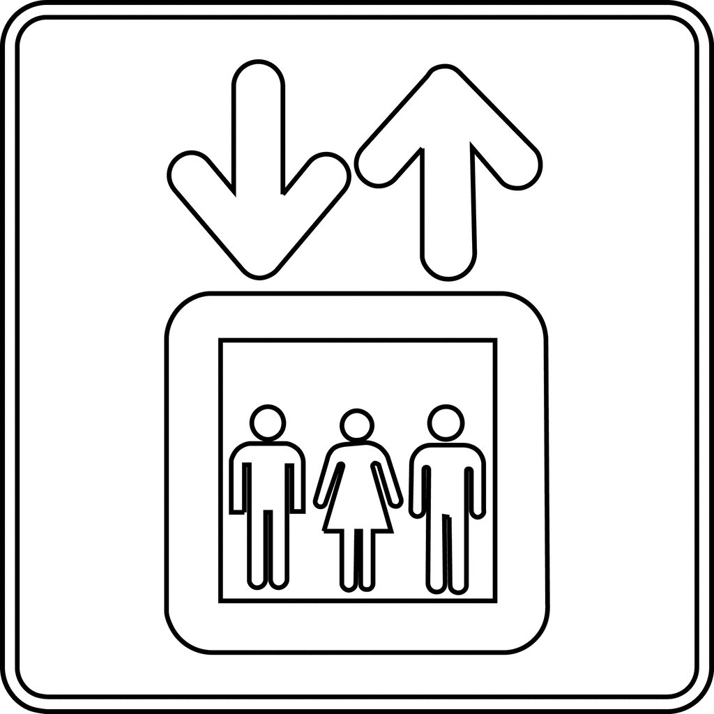 Free Elevator Clipart Black And White, Download Free Clip.