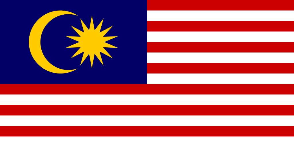 Malaysia flag vector.