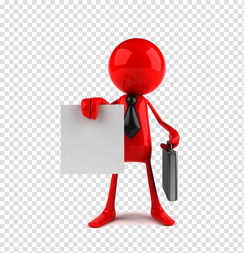 Contract , 3D Character transparent background PNG clipart.