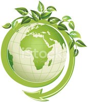 Environmental Awareness Illustration Africa & Europe on.