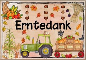 erntedankfest clipart of children