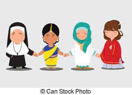 Ethnic People Clipart.