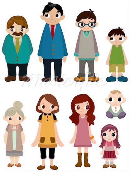 Extended Family Clipart.