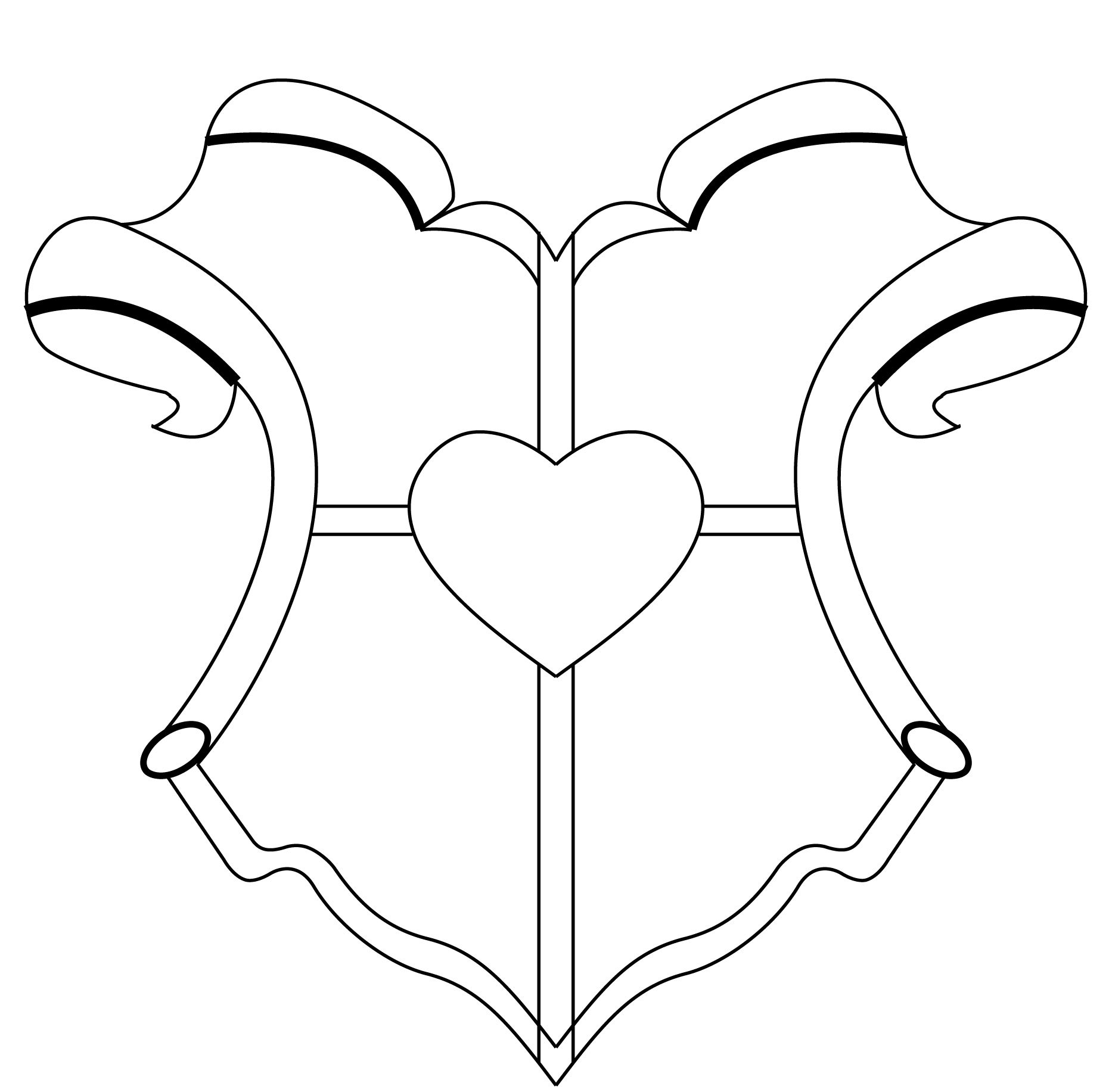 Blank Family Crest Template.