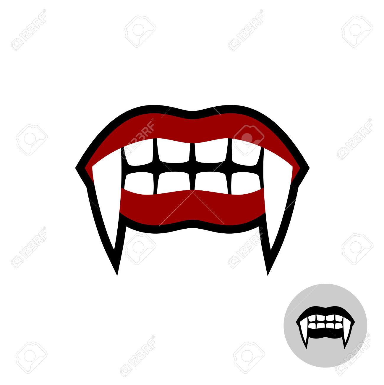 Fangs Vector Clip Art Royalty Free Fangs Clipart Vector Eps | My XXX ...