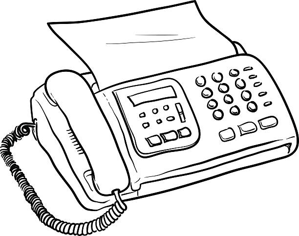 Fax Machine Vector » Clipart Station.