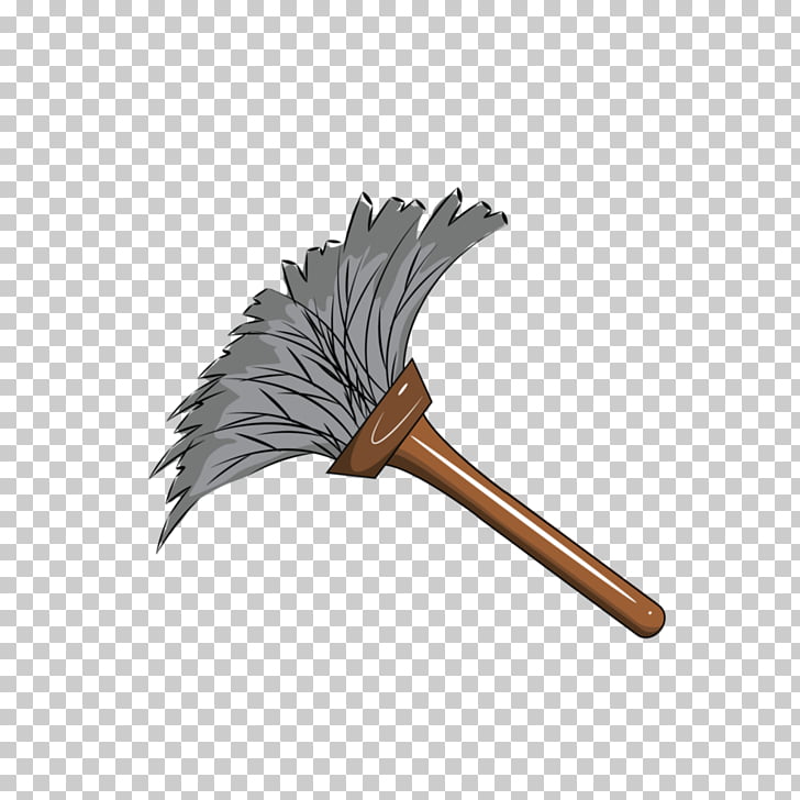 Feather Cleaning Dust, feather duster PNG clipart.
