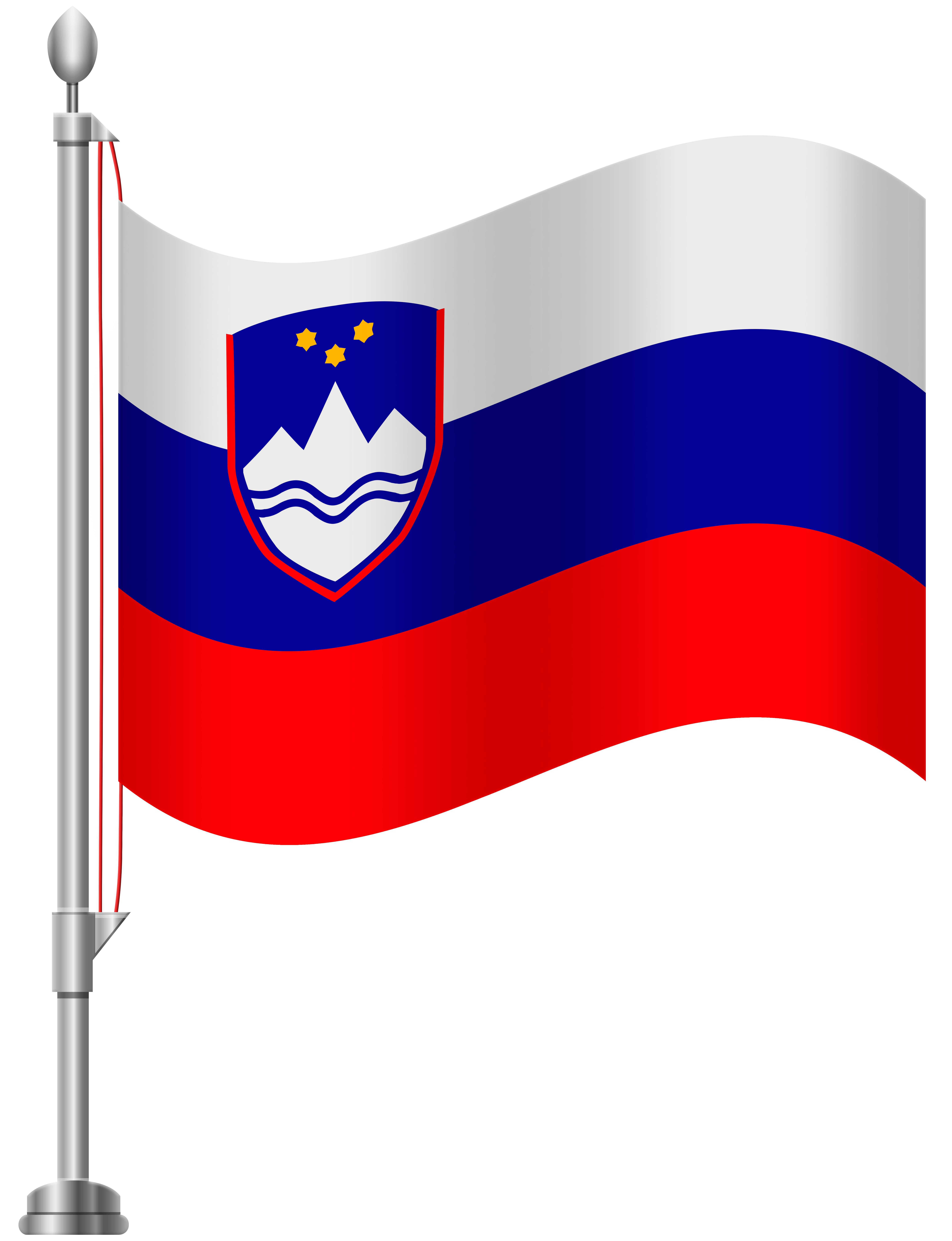 Slovenia Flag PNG Clip Art.