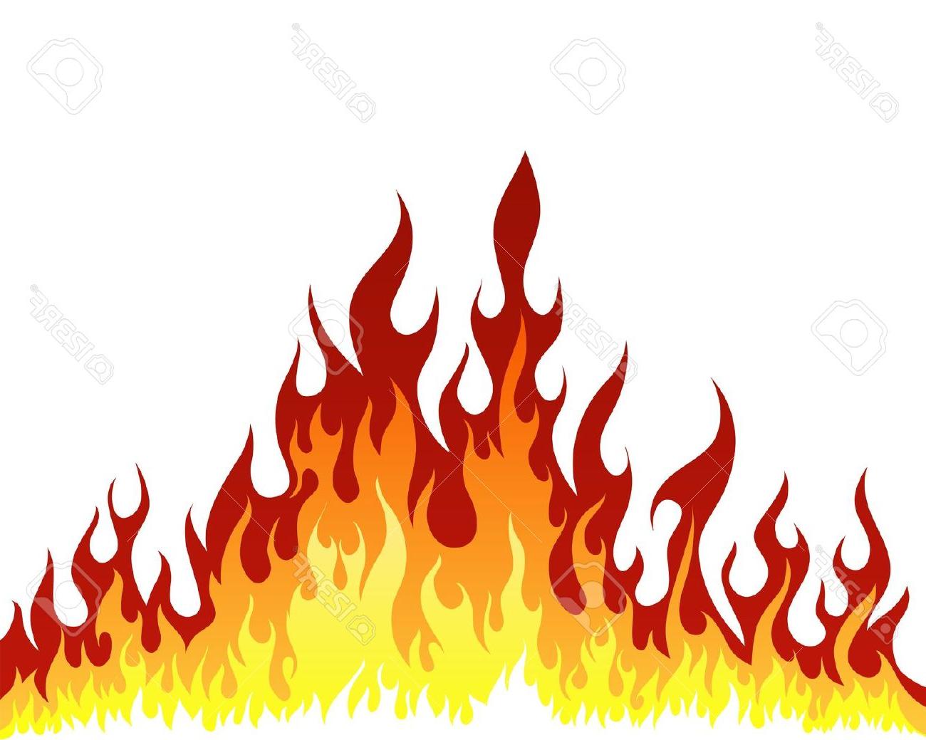 Flames Background Clipart.