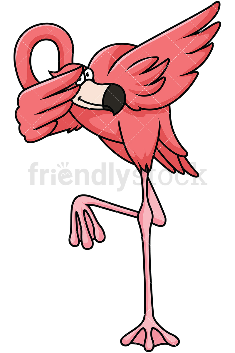 dancing flamingo cartoon