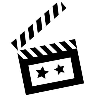 Image of Clapboard Clipart Movie Flap Clip Art Vector Movie.
