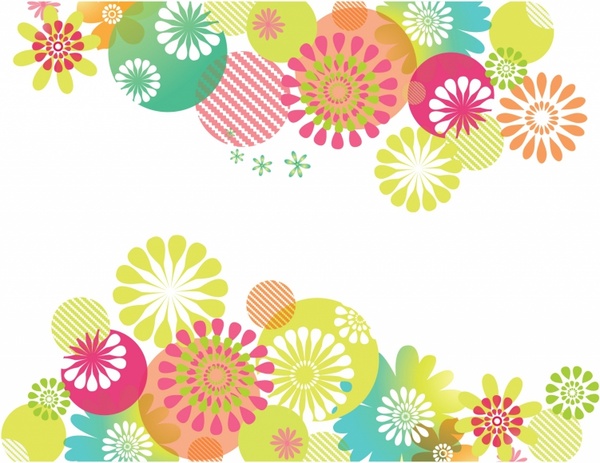 Flowers background clipart 1 » Clipart Station.