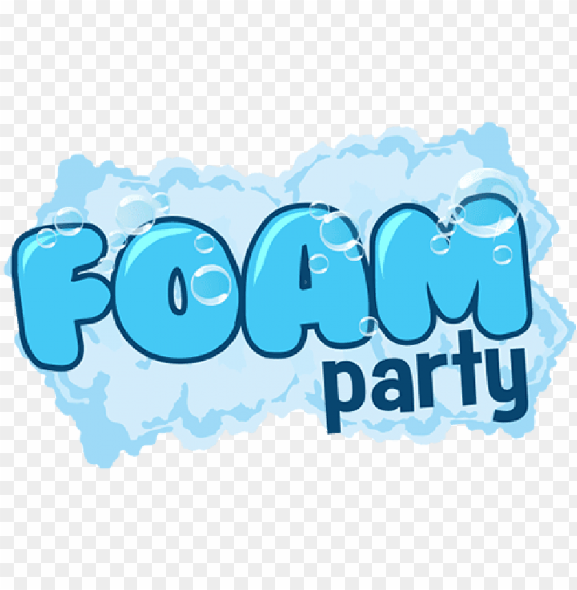 foam clipart foam party.
