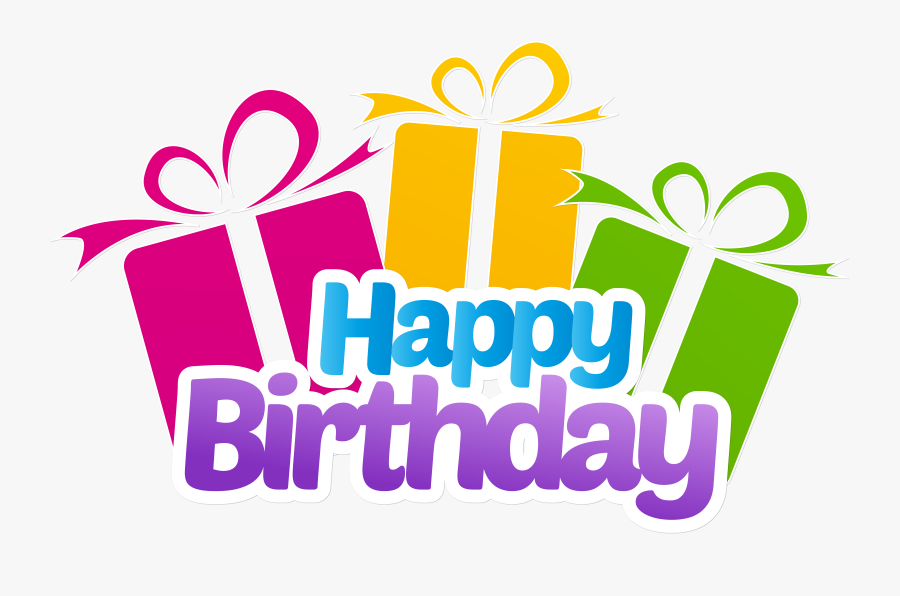 Happy Birthday With Gifts Png Clip Art Imageu200b Gallery.
