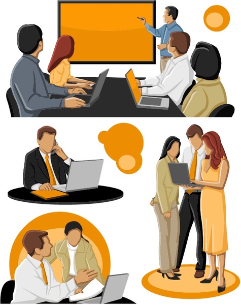 Use of clipart in business collection.