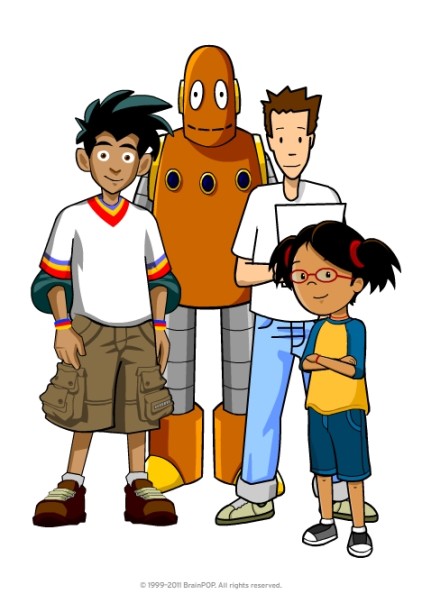 BrainPOP Characters Clip.