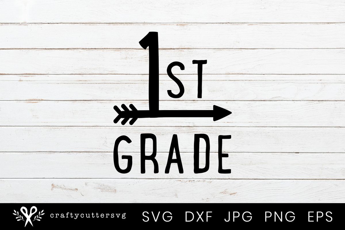 1st Grade Arrow Svg First Grade Clipart.
