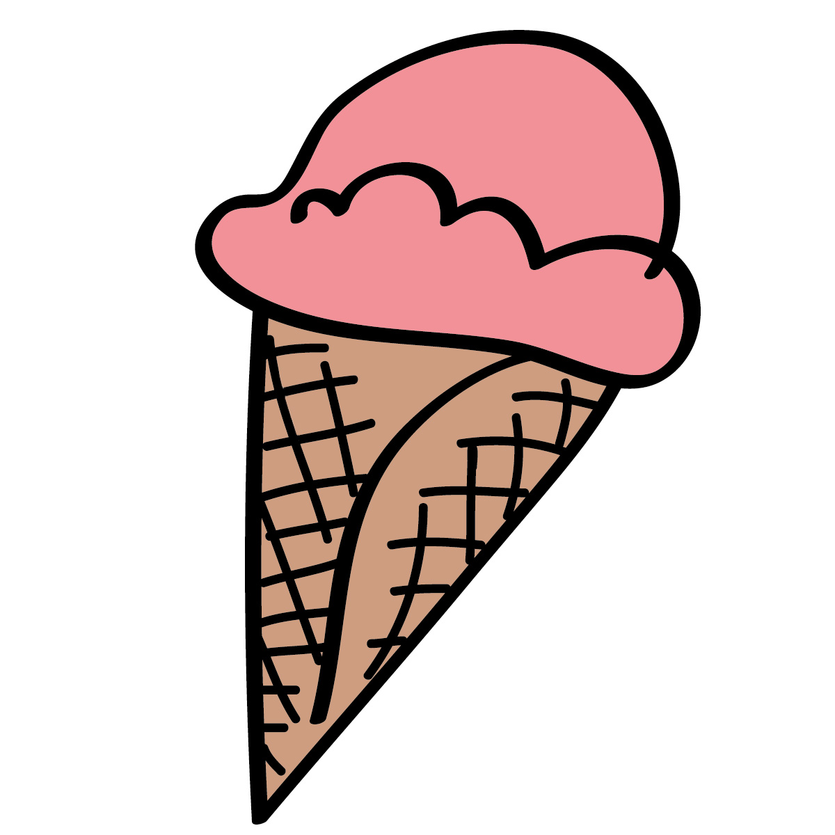 Ice cream cone ice creamne clipart free clipart images 3.