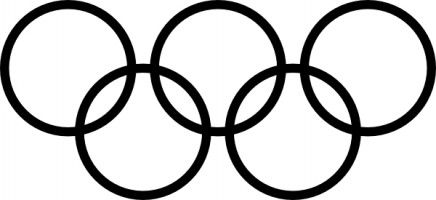 Olympics Clipart Black And White.